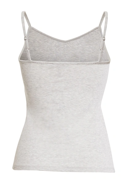 Shop Bcbgeneration Sleeveless Cami Knit Top In Heather Grey