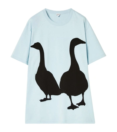 Shop Loewe Goose Print T-shirt