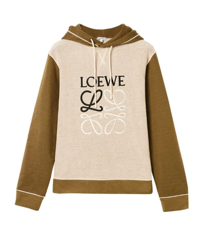 Shop Loewe Cotton Anagram Hoodie