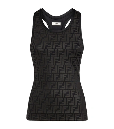 Shop Fendi Ff Print Tank Top