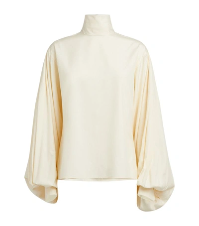 Shop Victoria Beckham Silk Blouse