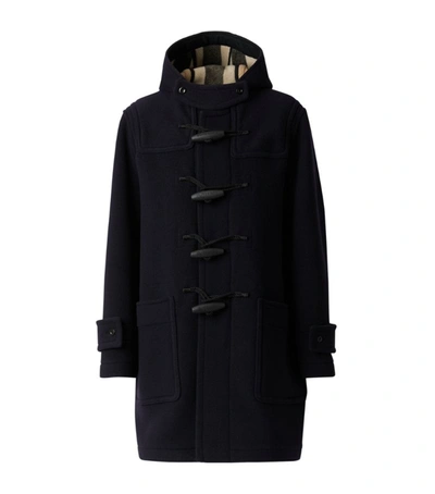 Shop Burberry Wool-blend Duffel Coat