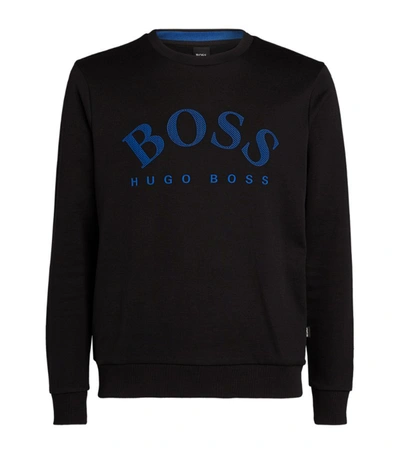 Shop Hugo Boss Boss Curved Logo Sweatshirt
