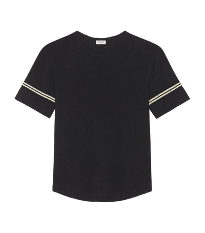 Shop Saint Laurent Men S Rtw Leather Knitwea