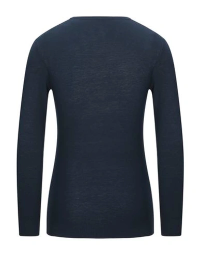 Shop Paolo Pecora Man Sweater Midnight Blue Size Xxl Cotton