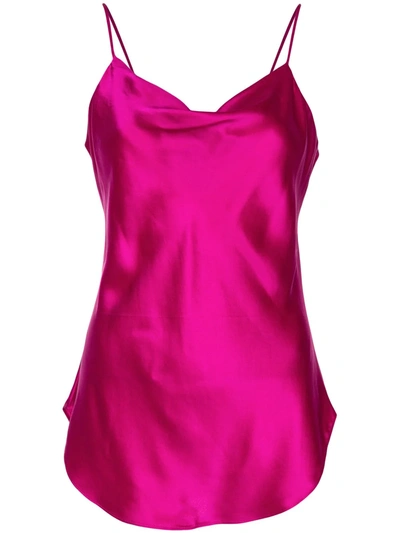 Shop Cinq À Sept Marta Camisole Silk Top In Pink