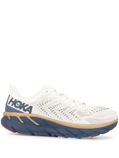 Shop Hoka One One Clifton 7 Low-top Sneakers In Multicolour