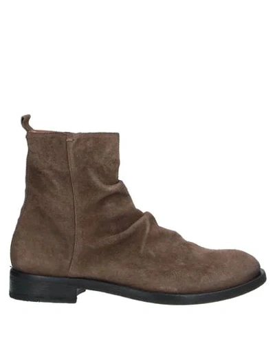Shop Elia Maurizi Boots In Dove Grey