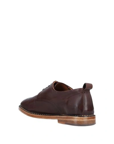 Shop Elia Maurizi Lace-up Shoes In Dark Brown