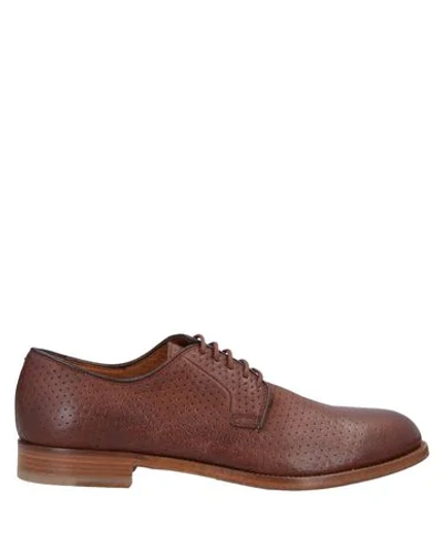 Shop Antonio Maurizi Lace-up Shoes In Brown