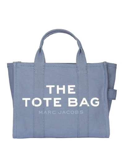 Shop Marc Jacobs The Traveler Small Tote Bag In Light Blue
