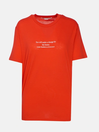 Shop Stella Mccartney Red Cookie T-shirt