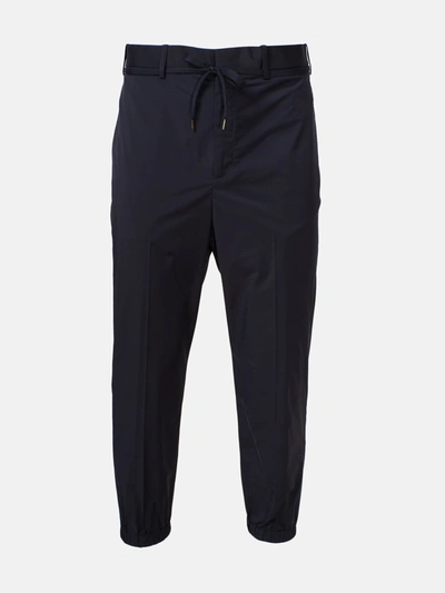 Shop Neil Barrett Pantaloni Blu In Navy