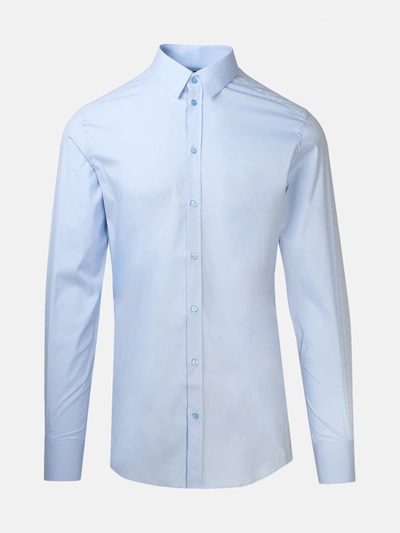 Shop Dolce & Gabbana Camicia Azzurra In Light Blue