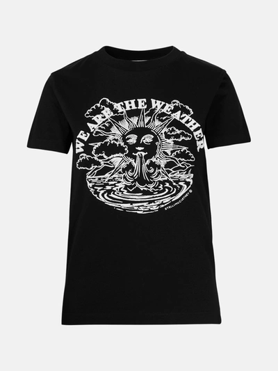 Stella Mccartney We Are The Weather T-shirt In Black | ModeSens