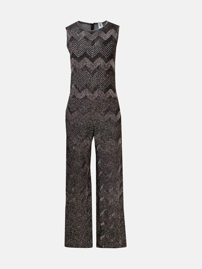 Shop M Missoni Tuta Intera Nera In Black