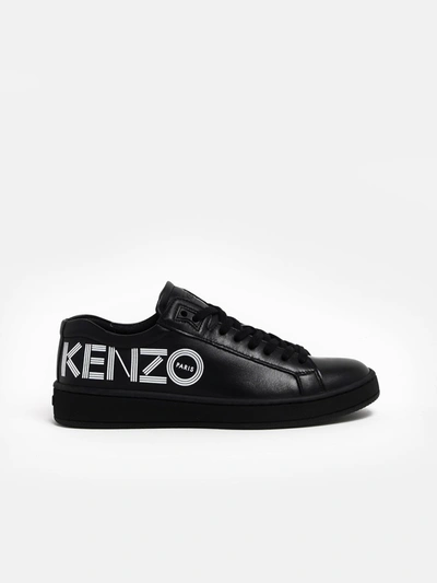 Shop Kenzo Sneakers Logo Nere In Black