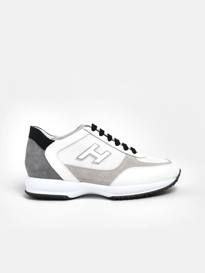 Shop Hogan White Interactive New Sneakers