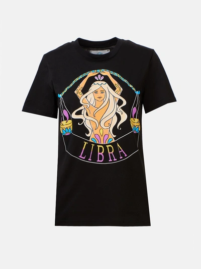 Shop Alberta Ferretti Black Libra T-shirt