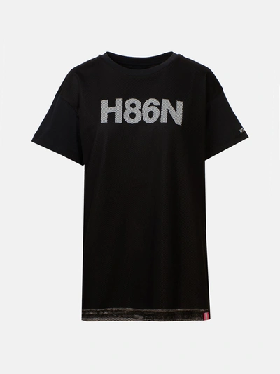 Shop Hogan T-shirt Scritta Nera In Black