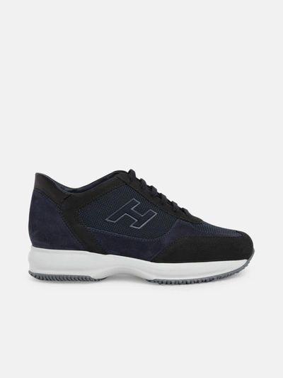 Shop Hogan Sneakers H Flock Blu In Blue