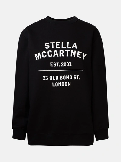 Shop Stella Mccartney Felpa 23 Old Bond Nera In Black