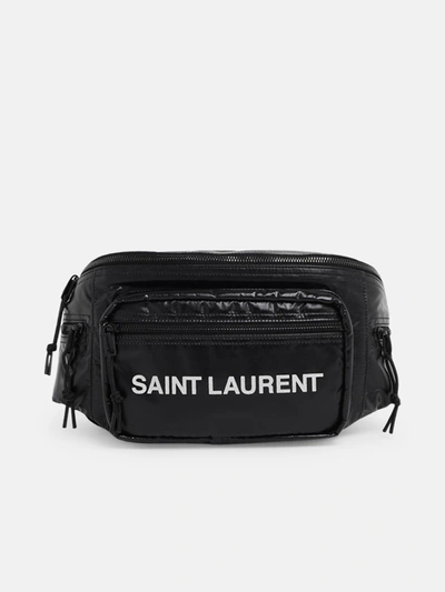 Saint Laurent Marsupio Logo Scritta Nero In Black | ModeSens