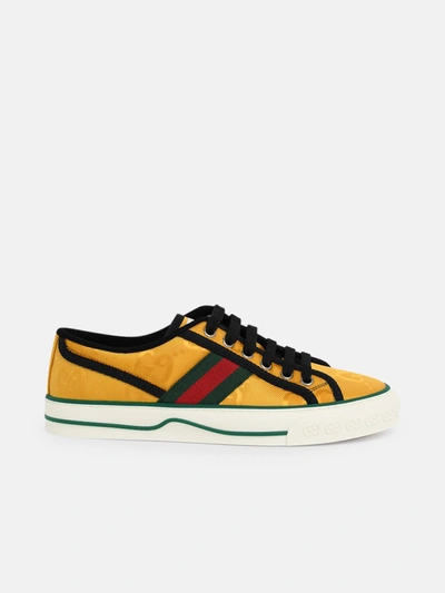 Shop Gucci Sneakers Gg Gialle In Multi