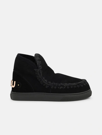 Shop Mou Black Eskimo Big Sneakers