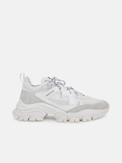Shop Moncler Sneakers Leave No Trace Bianch In White