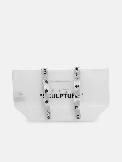 Shop Off-white Borsa Small Commercial Bianca In White