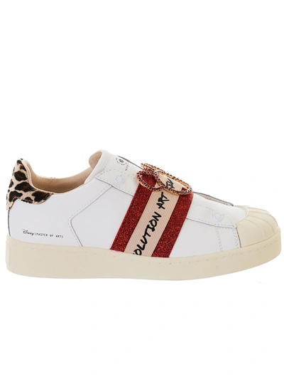 Shop Moa Master Of Arts Slip-on Sneakers In White