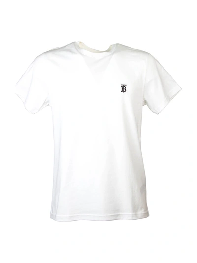 Shop Burberry Classic T-shirt In White