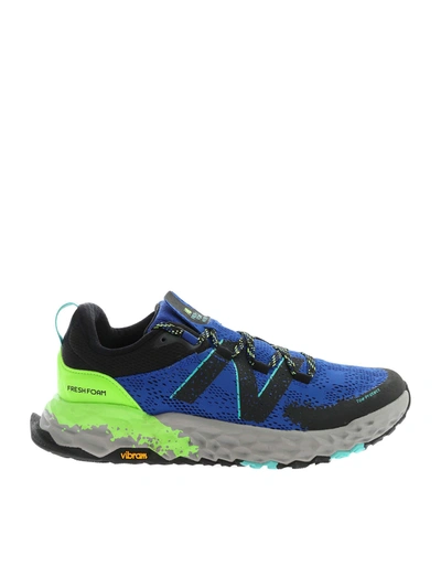 Shop New Balance Fresh Foam Hierro V5 Sneakers In Blue Black And Green