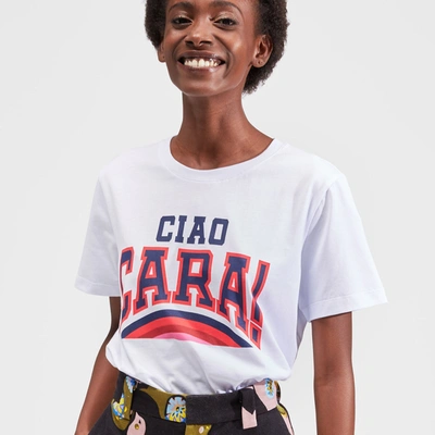 Shop La Doublej Slogan T-shirt In Ciao Cara