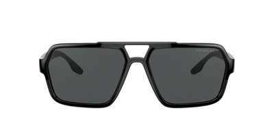 Shop Prada Linea Rossa Man Sunglasses Ps 01xs In Polar Dark Grey