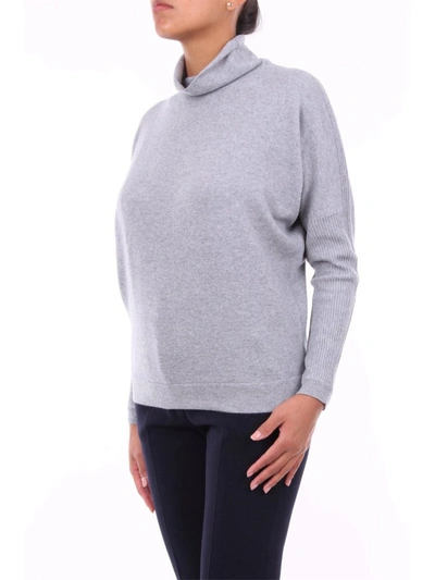Shop Peserico Women's Grey Wool Jumper