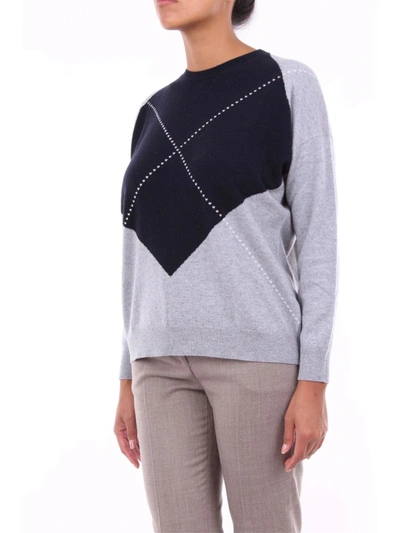 Shop Peserico Women's Blue Wool Jumper