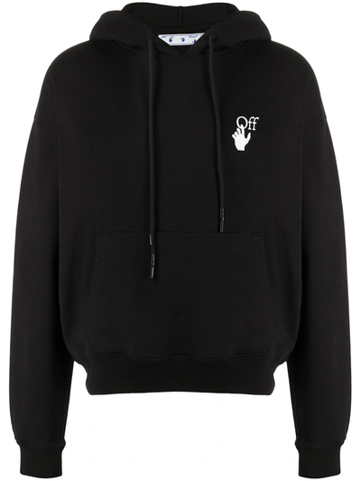 Pre-owned Off-white Slim Fit Pascal Arrow Hoodie Black/white