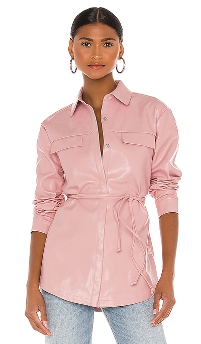 Shop Lovers & Friends Roxanne Shirt In Baby Pink