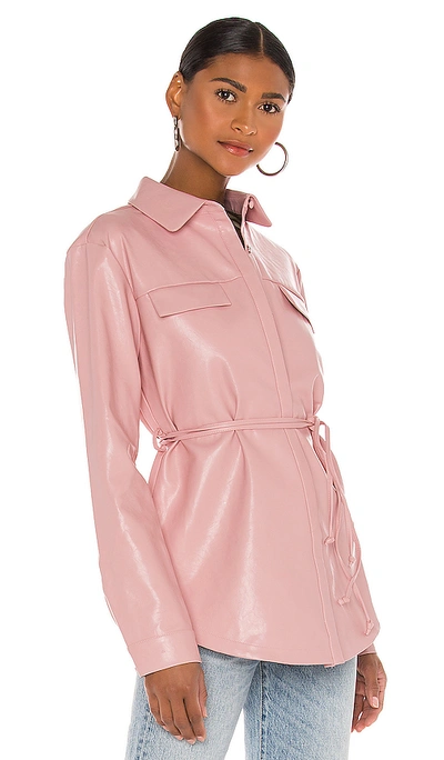 Shop Lovers & Friends Roxanne Shirt In Baby Pink