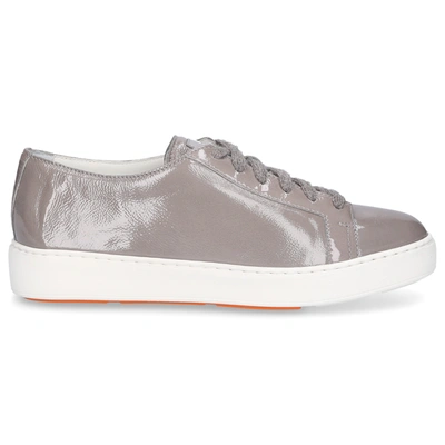 Shop Santoni Low-top Sneakers 60442 In Grey