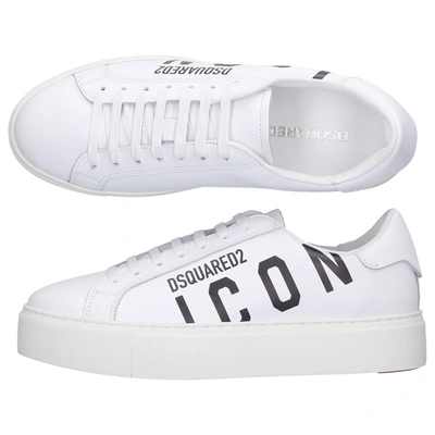 Shop Dsquared2 Low-top Sneakers New Tennis In White