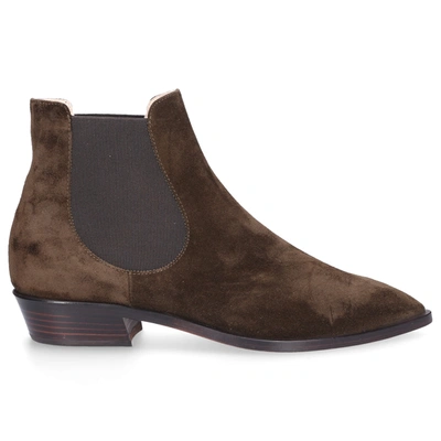 Shop Agl Attilio Giusti Leombruni Chelsea Boots D530534 In Olive