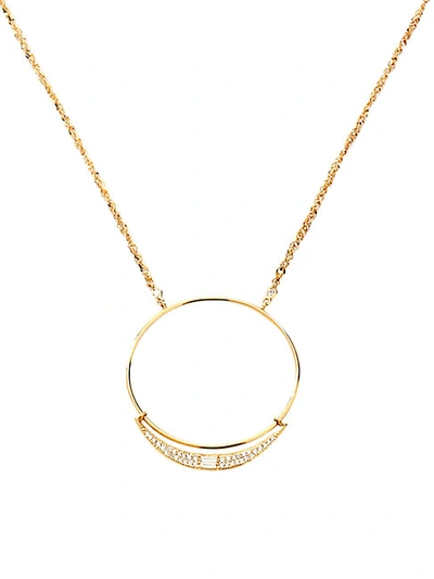 Shop Adriana Orsini 14k Yellow Gold & Diamond Pendant Necklace