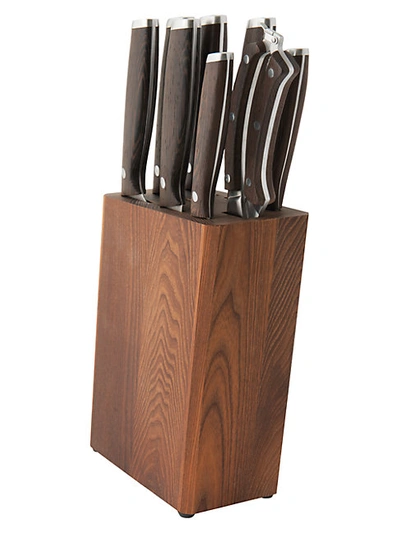 Shop Berghoff Rosewood 9-piece Wooden & Stainless Steel Knife Set
