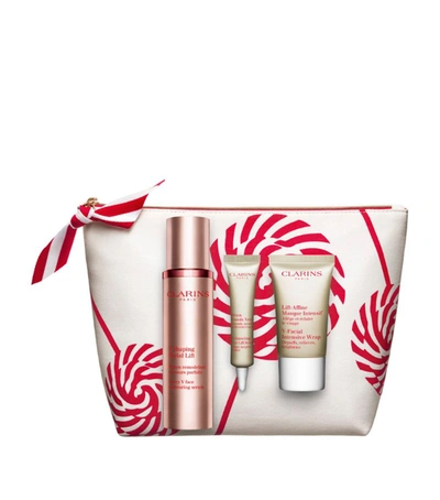 Shop Clarins V Shaping Facial Lift Collection Gift Set In White