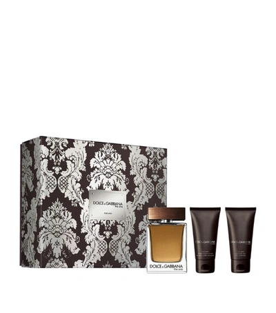 Shop Dolce & Gabbana The One For Men Fragrance Gift Set In White