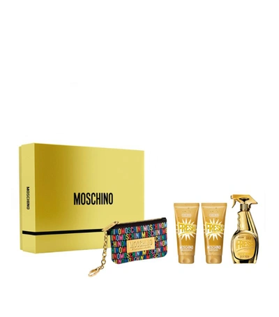 Shop Moschino Gold Fresh Couture Fragrance Gift Set In White