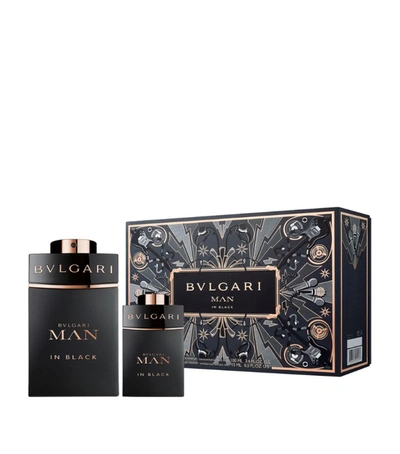 Shop Bvlgari Man In Black Fragrance Gift Set (100ml) In White